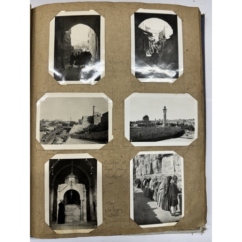 1172 - A WW2 era photograph album containing photo's of Egypt etc. & commercial vehicles