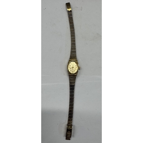 1176 - 8 watches including 7 ladies (6 of which are gold coloured & a Fondini watch