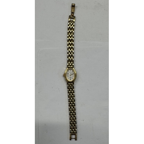 1176 - 8 watches including 7 ladies (6 of which are gold coloured & a Fondini watch