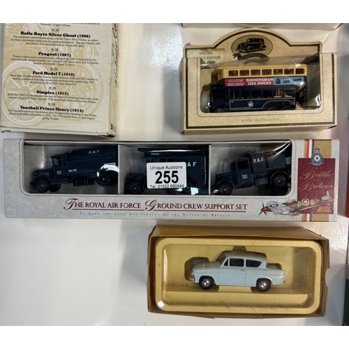 255 - A quantity of mixed boxed Diecast including Corgi, Lledo, Matchbox Models Of Yesteryear etc