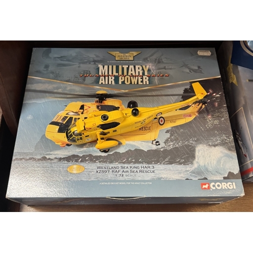 261 - 5 Boxed & 1 unboxed mainly Air-Sea rescue helicopters (Mainly Corgi Aviation Archive) AA37601, AA391... 