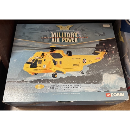 261 - 5 Boxed & 1 unboxed mainly Air-Sea rescue helicopters (Mainly Corgi Aviation Archive) AA37601, AA391... 