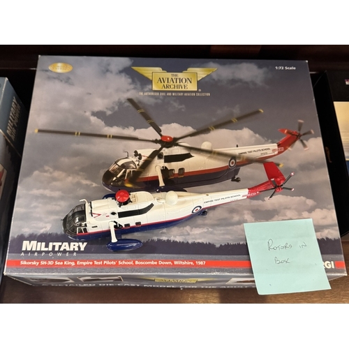 261 - 5 Boxed & 1 unboxed mainly Air-Sea rescue helicopters (Mainly Corgi Aviation Archive) AA37601, AA391... 