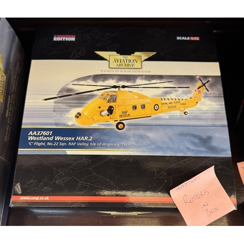 261 - 5 Boxed & 1 unboxed mainly Air-Sea rescue helicopters (Mainly Corgi Aviation Archive) AA37601, AA391... 