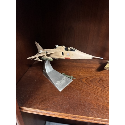 267 - 5 Desert Warfare military aircraft. (3 Boxed, 2 unboxed) A/F Including Tornado, Hercules, Puma, Jagu... 