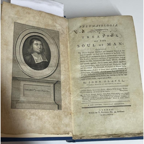 1216 - Flavel, John, Pneumatologia A Treatise Of The Soul Of Man. 1789, London. Rebound.