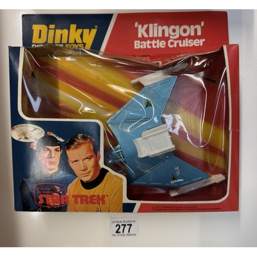 277 - A boxed Dinky Star Trek 358 USS Enterprise & 357 Klingon Battlecruiser