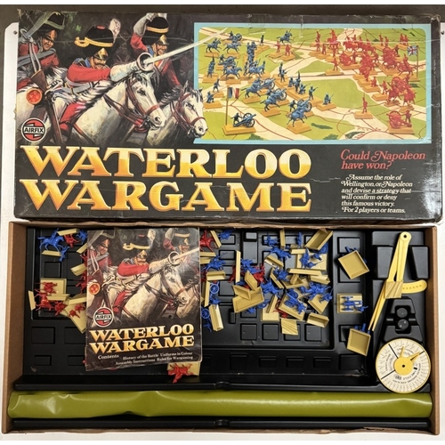 292 - An early 1930's copy of Buccaneer board game (Waddington's) & an Airfix Waterloo game