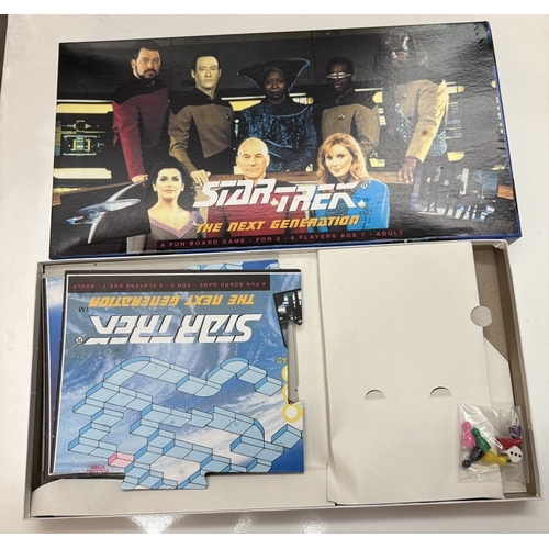 298 - A selection of Star Trek board games etc. including micropose Klingon Honor guard & special edition ... 