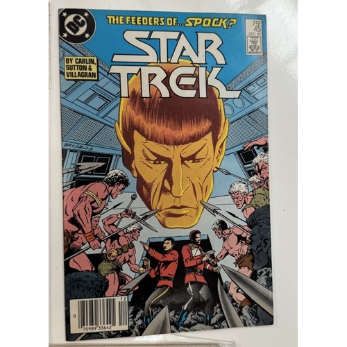 304 - A quantity of Star Trek comics & related books including 1977 Star Trek Rescue at Raylo, Whitman com... 