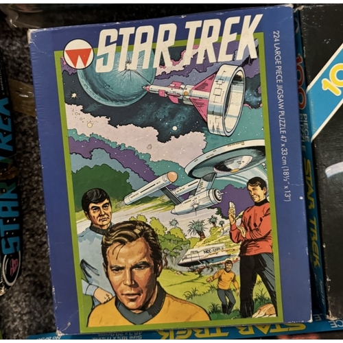 308 - A selection of Star Trek jigsaw puzzles including original series Whitman puzzles (all genre puzzles... 