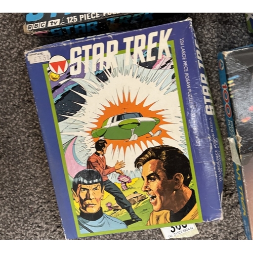 308 - A selection of Star Trek jigsaw puzzles including original series Whitman puzzles (all genre puzzles... 