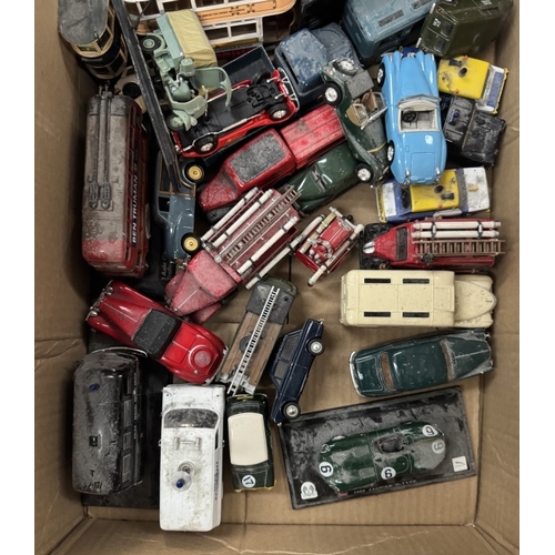 321 - A box of die cast cars