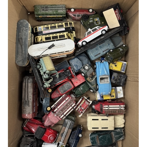 321 - A box of die cast cars