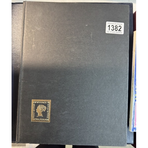 1382 - A collection of stamp albums, stamps, loose stamps & catalogues including Queen Elizabeth II album w... 