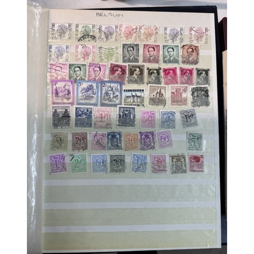 1382 - A collection of stamp albums, stamps, loose stamps & catalogues including Queen Elizabeth II album w... 