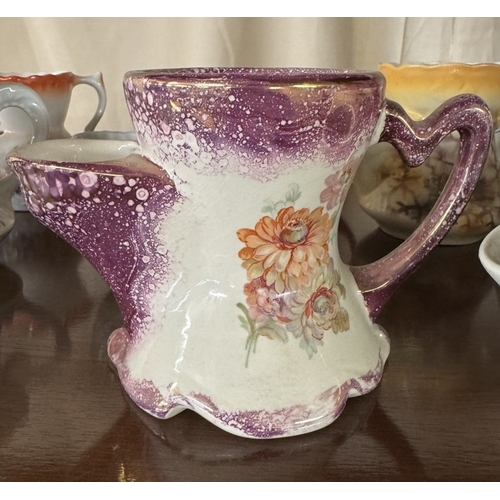 1410 - A large collection of vintage shaving mugs