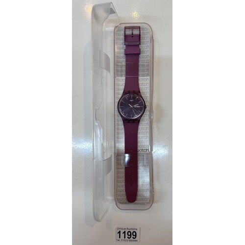 1199 - 5 Boxed Swatch wristwatches