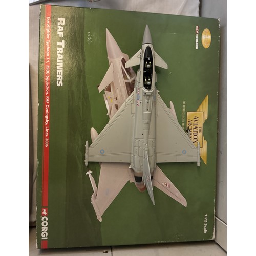 251 - 6 boxed modern military jet models by Hobbymaster & Corgi Aviation Archive & 1 unboxed Corgi Tornado... 