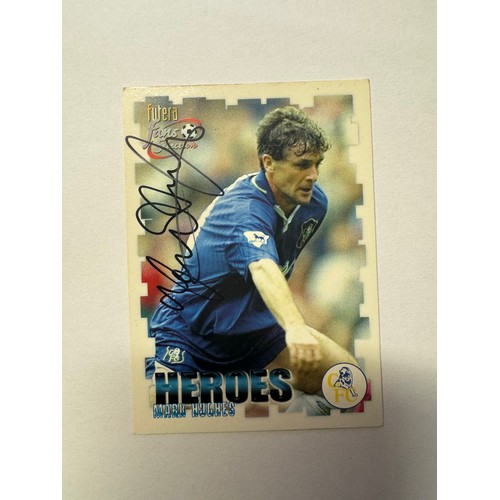 60A - An album of 26 signed football trading cards including Van Basten, David Platt, Glenn Hoddle, Mark H... 