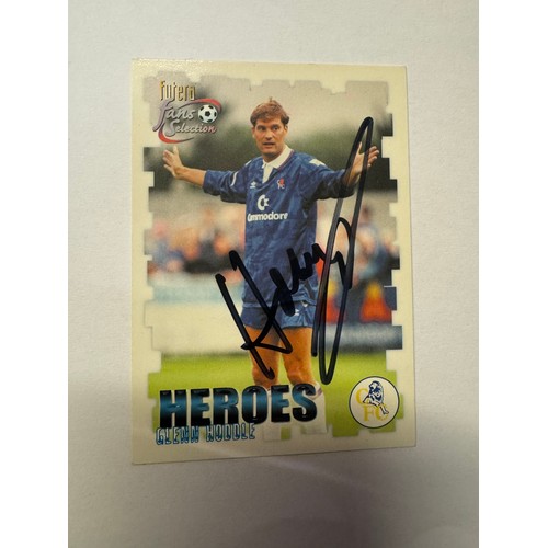 60A - An album of 26 signed football trading cards including Van Basten, David Platt, Glenn Hoddle, Mark H... 