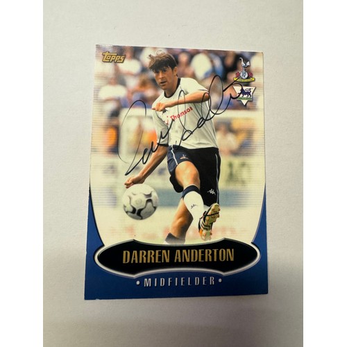 60A - An album of 26 signed football trading cards including Van Basten, David Platt, Glenn Hoddle, Mark H... 