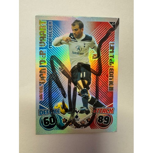 60A - An album of 26 signed football trading cards including Van Basten, David Platt, Glenn Hoddle, Mark H... 