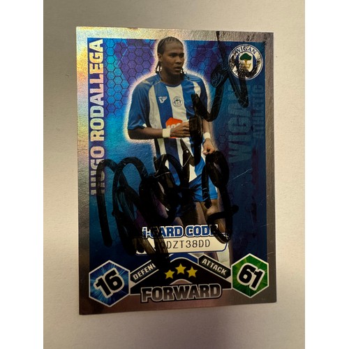 60A - An album of 26 signed football trading cards including Van Basten, David Platt, Glenn Hoddle, Mark H... 