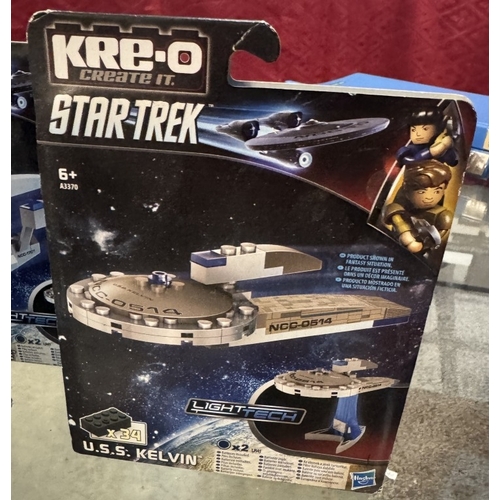 333 - A selection of boxed Star Trek & Star Wars toys including Hot Wheels & Kre-O