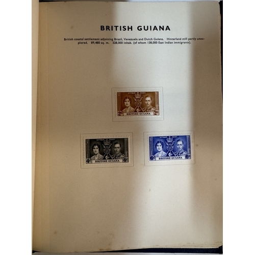 1200C - 3 albums of stamps including Victoria, George IV Coronation album of mint stamps etc.