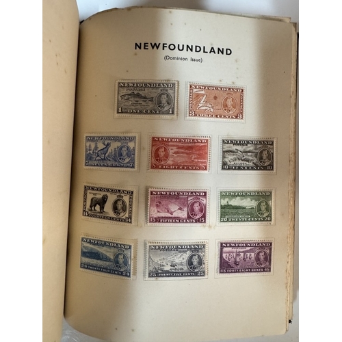 1200C - 3 albums of stamps including Victoria, George IV Coronation album of mint stamps etc.