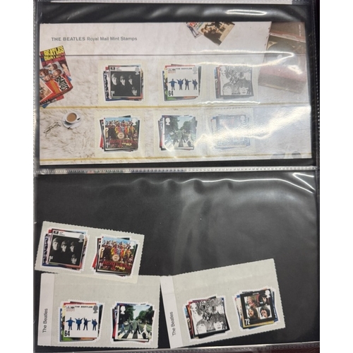 1200L - A good album of Royal Mail presentation packs, mainly 1st class stamps & an album of first day cover... 