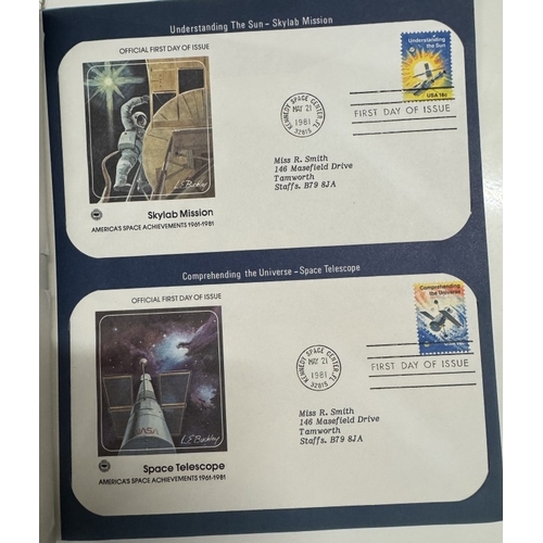 1200M - 6 albums of stamps including Jersey, Isle of Man, 1981 space achievements , booklets & world etc.