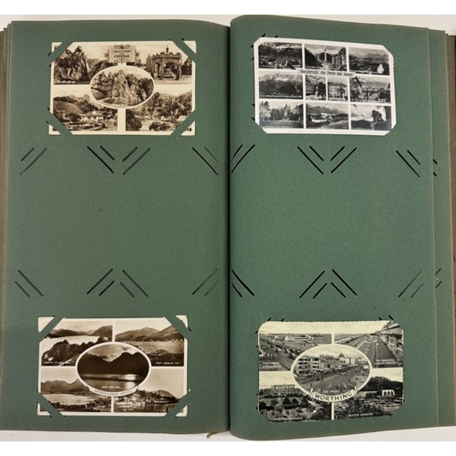 1200P - 2 albums of topographical postcards, mainly early-mid 20th century