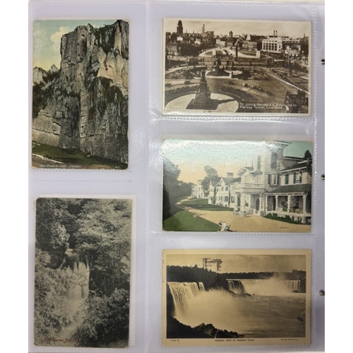 1200P - 2 albums of topographical postcards, mainly early-mid 20th century