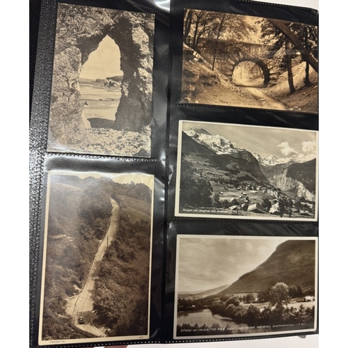 1200V - 2 albums of mainly Edwardian topographical postcards (approximately 1000 postcards)