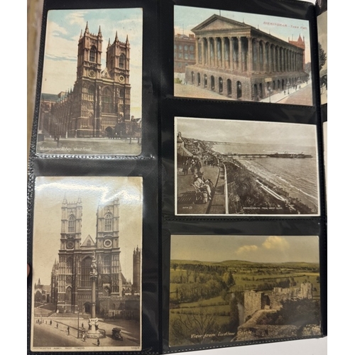 1200V - 2 albums of mainly Edwardian topographical postcards (approximately 1000 postcards)