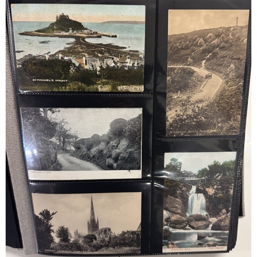 1200V - 2 albums of mainly Edwardian topographical postcards (approximately 1000 postcards)