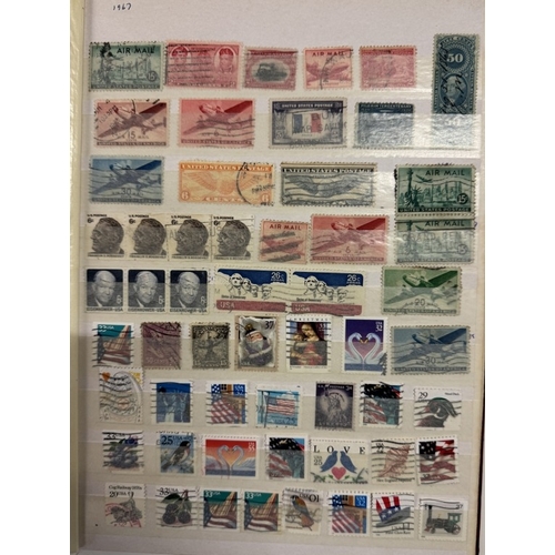 1200W - 3 albums of USA stamps including mint & used