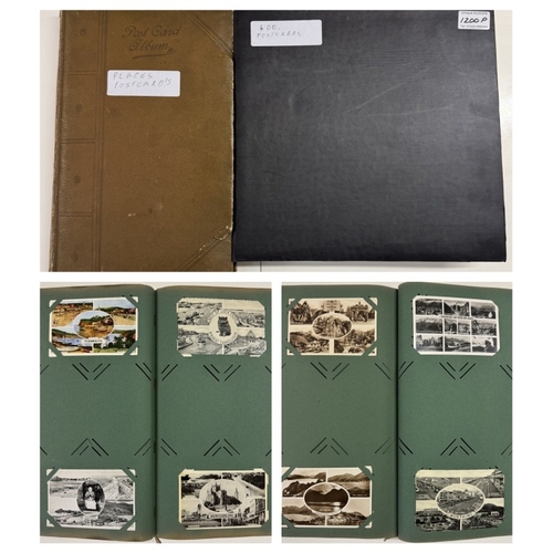 1200P - 2 albums of topographical postcards, mainly early-mid 20th century