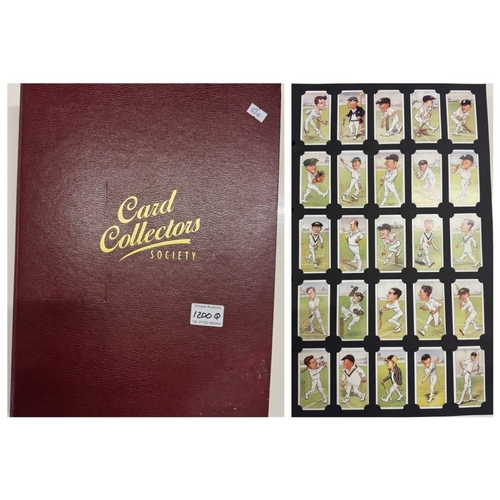 1200Q - An album of reproduction cigarette cards with many sets