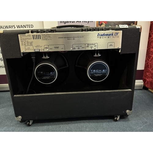 1473 - A Tech 21 Trademark 120 amplifier & a channel bar COLLECT ONLY