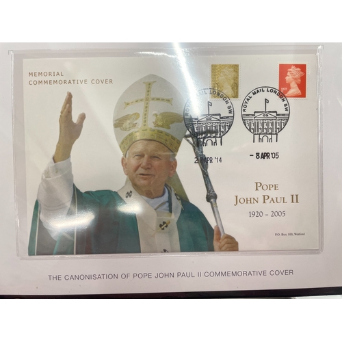 1119 - The Canonisation of Pope John Paul II commemorative cover.