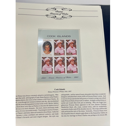 1122 - A Diana Princess of Wales stamp and cover collection.