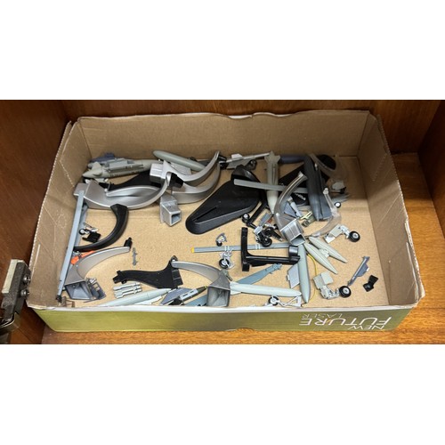 385 - A large quantity of loose Corgi Aviation Archive military aircraft, suitable for spares or repairs. ... 