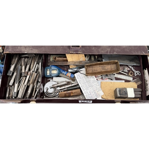 1734 - A quantity of tool chests with drill bits etc.
COLLECT ONLY