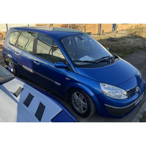 1783 - A 2006 Renault Grand Scenic 2 litre petrol automatic, Approximately 120000 miles TBC, MOT expires 22... 