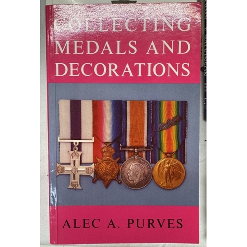 1796 - A quantity of collectors books on medals, badges etc