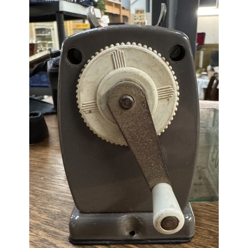 1803 - A vintage Velos school / office desk pencil sharpener