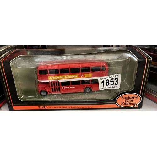 1853 - 11 boxed E.F.E. Exclusive first edition die cast buses